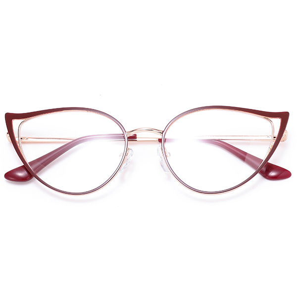 New Arrival Female Fashion Eyewears Metal Frames Hot Selling Spectacles