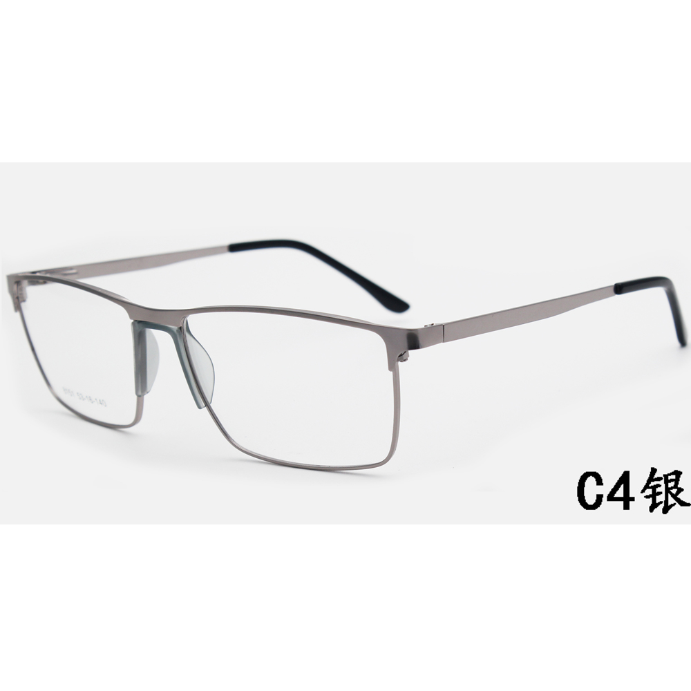 China Classic Metal Double Bridge Optical Eyeglasses Frame for Men