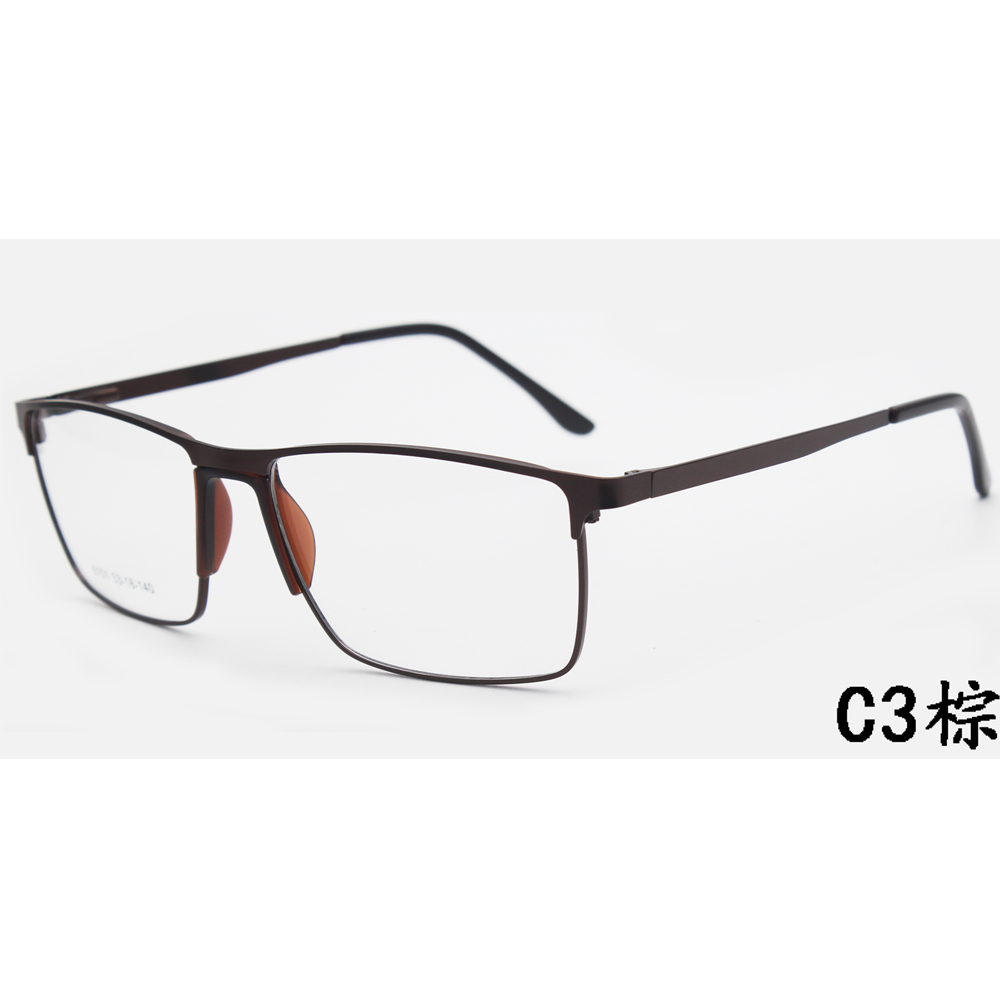 China Classic Metal Double Bridge Optical Eyeglasses Frame for Men