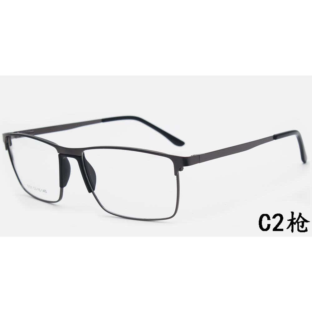 China Classic Metal Double Bridge Optical Eyeglasses Frame for Men