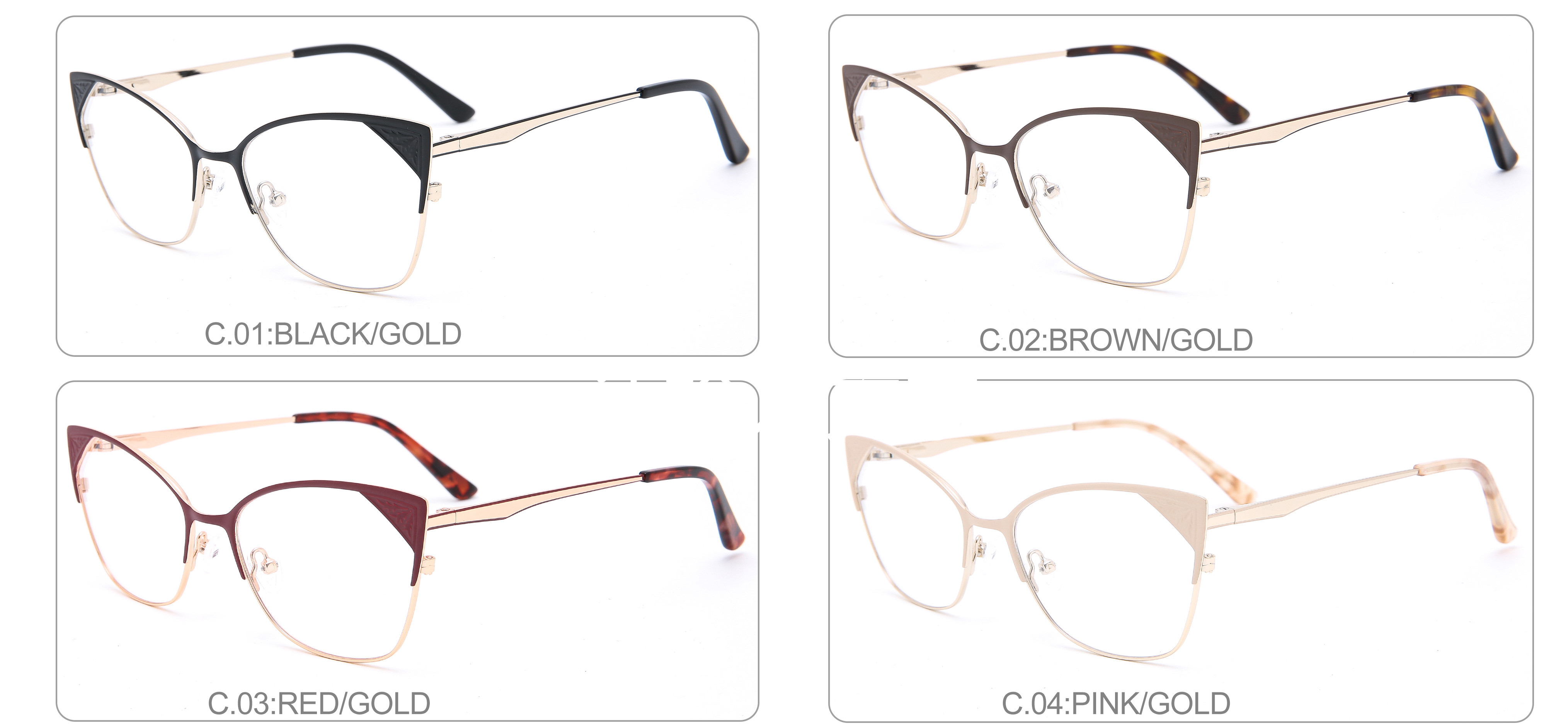 High Quality Optical Eyewear Metal Man Eyeglasses Frame