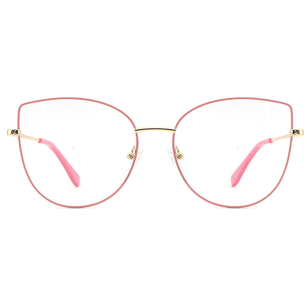 Metal Eyeglasses Optical Women Eyewear