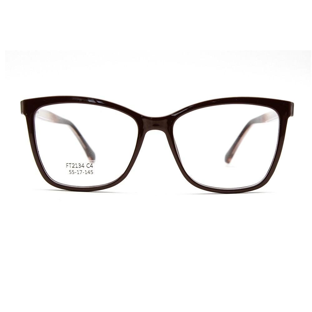 Man Square Acetate Metal Optical Eyeglasses Frames