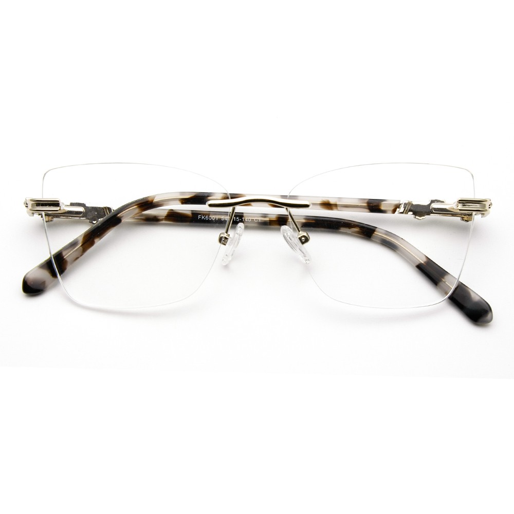 Optical Frame Metal Frames Rimless Executive Optical Glasses