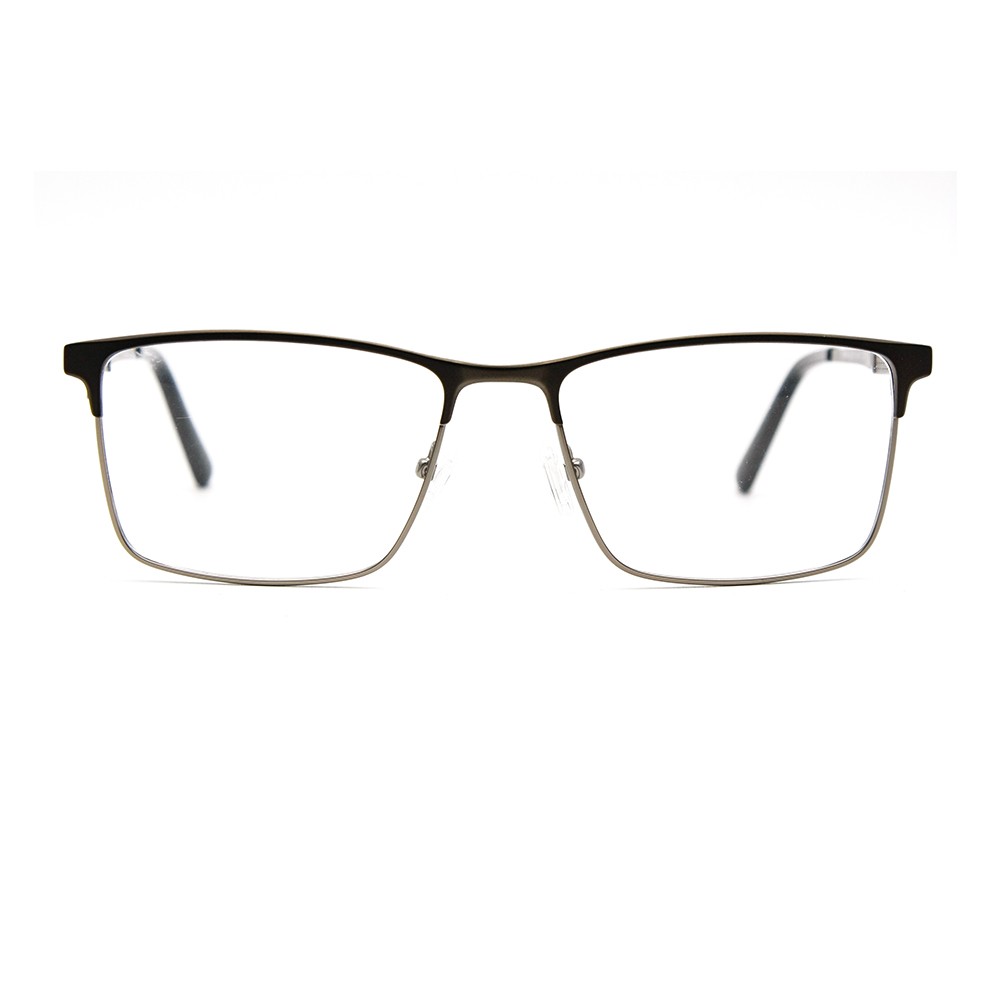 Eyewear Wholesale Black Square Eye Glasses Frame Spectacle Frames Metal