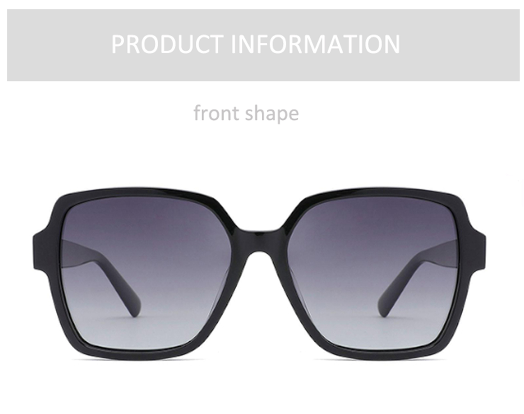 New Arrival Stylish Sun Glasses Plastic Frame