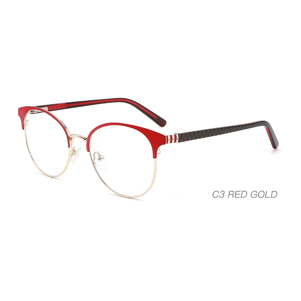 China Wholesale Clear Eyeglasses Frames Metal Optical Frame