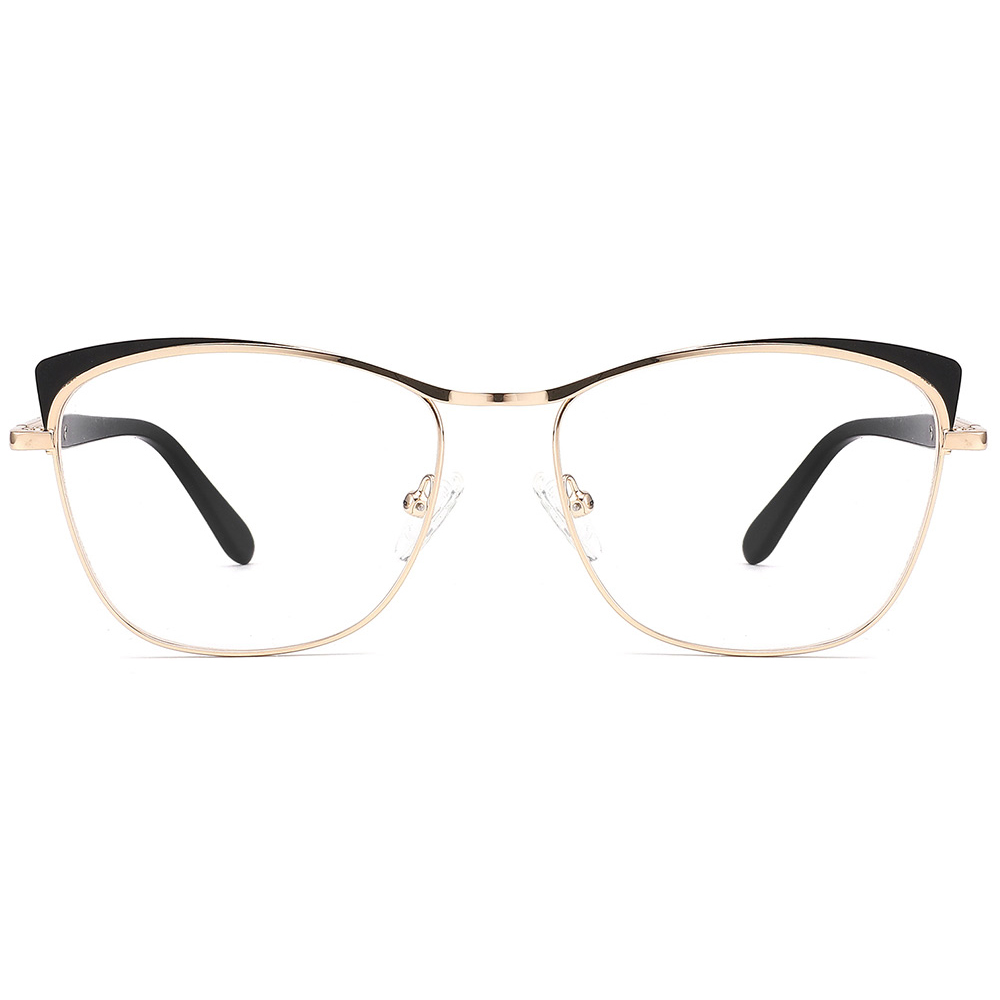 Wholesale Clear Lens Gold Eyeglasses Frames Metal Optical Frame New