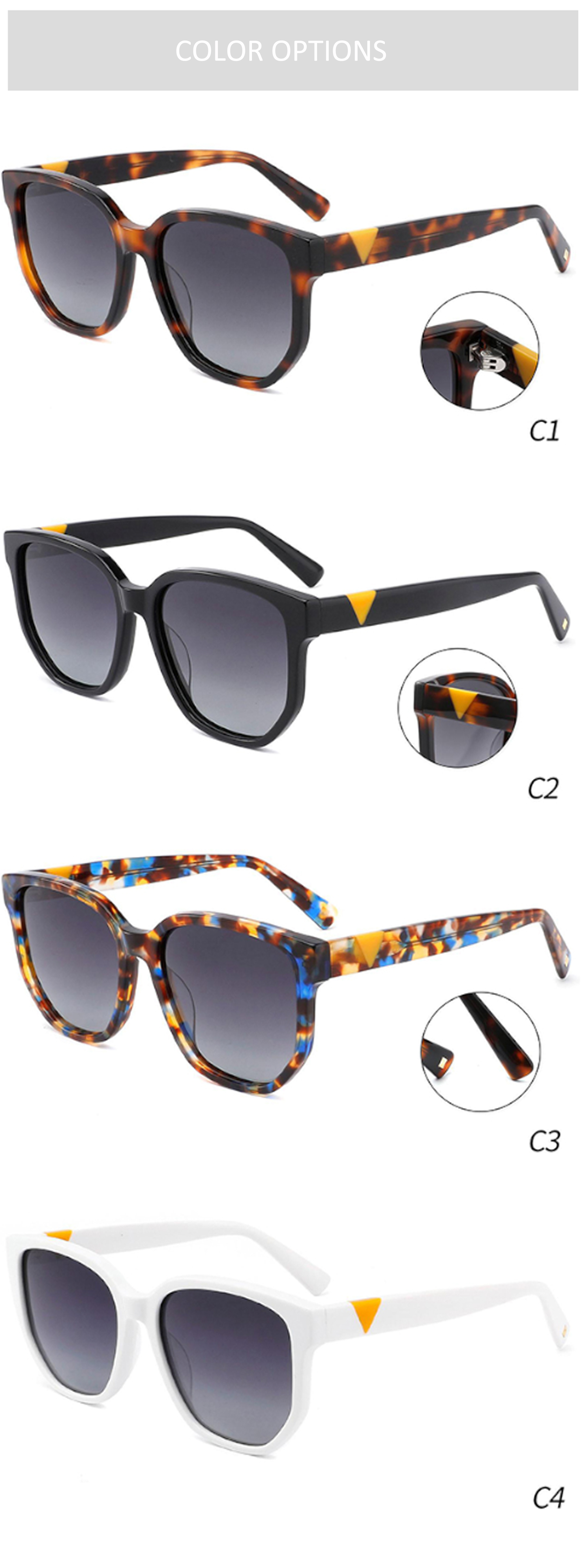 Women Men Eyewear Casual Sun Glasses Custom Polarized Colorful Sunglasses