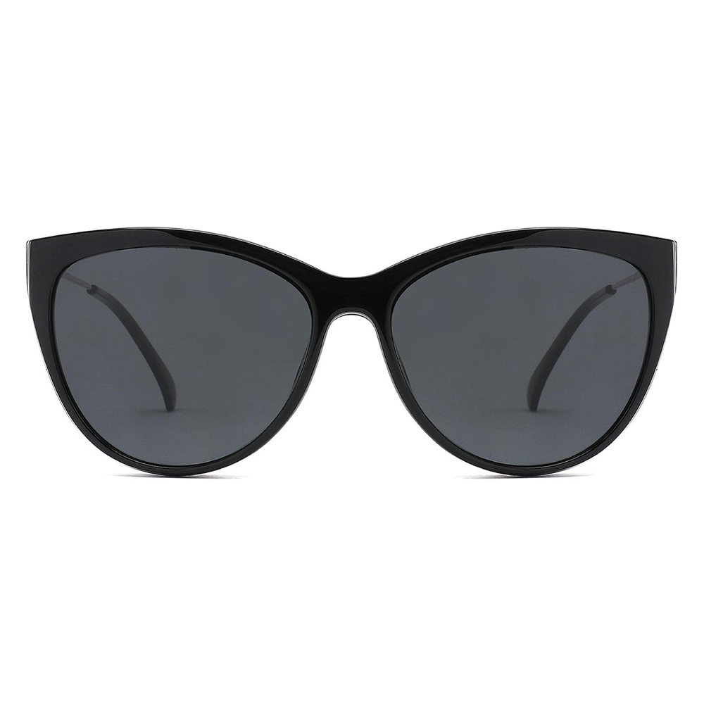 Acetate Combination Shape Clip on Prescription Sunglasses
