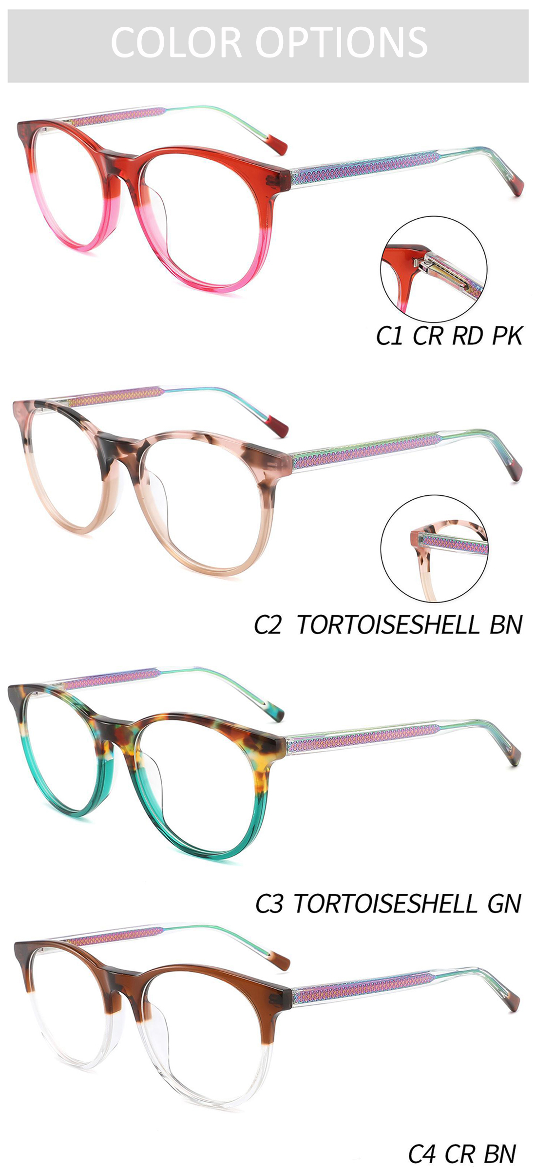 Custom Acetate Sunglasses Polarized Women Men Fashion Sunglasses