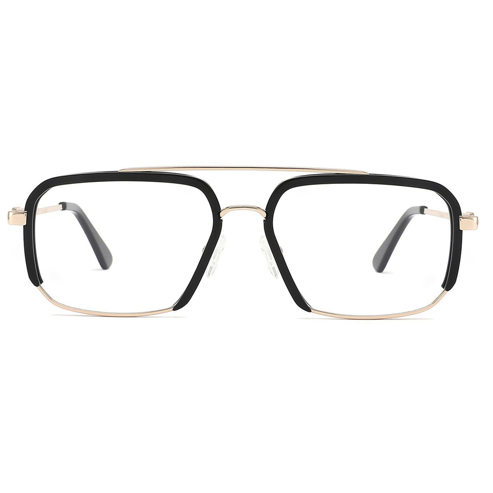 Fashion Acetate Metal Spectacles Frames Blue Light