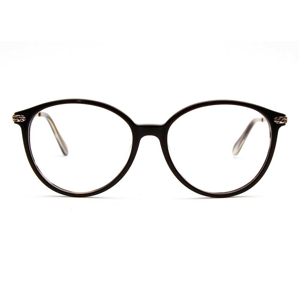 Fashionable High-quality Material Eyeglasses Customizable Acetate Metal Optical Glasses