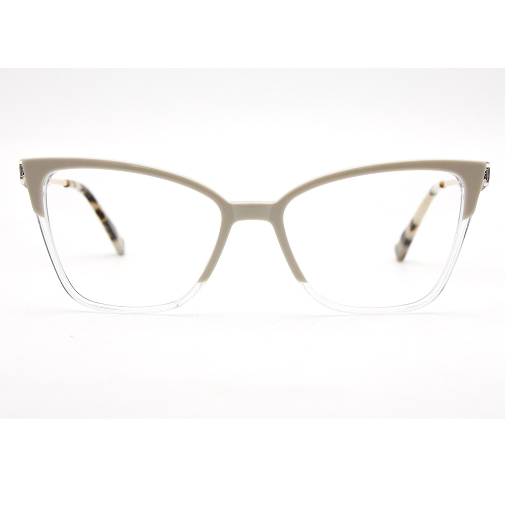Fashion Optical Frame Eyeglass Ready Stock Acetate Metal Mixed