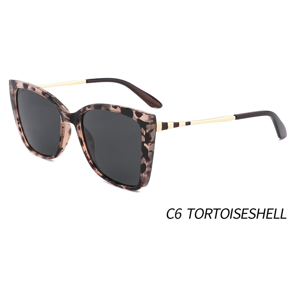Trending Fashion Tr90 Sun Shades Vintage Oversizes Sunglasses